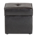 Baxton Studio Sydney Brown Modern Ottoman - Storage Ottoman  - XB-01-dark brown
