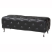Baxton Studio Stella Crystal Tufted Black Modern Bench - BBT5119-Black-Bench