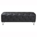 Baxton Studio Stella Crystal Tufted Black Modern Bench - BBT5119-Black-Bench