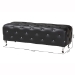 Baxton Studio Stella Crystal Tufted Black Modern Bench - BBT5119-Black-Bench