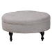 Baxton Studio Palfrey Beige Linen Modern Tufted Ottoman - 531-Beige-OTTO