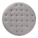 Baxton Studio Palfrey Beige Linen Modern Tufted Ottoman - 531-Beige-OTTO