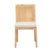 Baxton Studio Sofia Modern and Contemporary Natural Finished Wood and Rattan Dining Chair - Sofia-Natural-DC